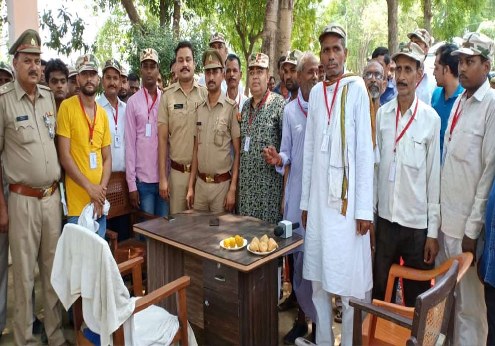 Peace Committee meeting for police mitra in Satrikh Thana Barabanki