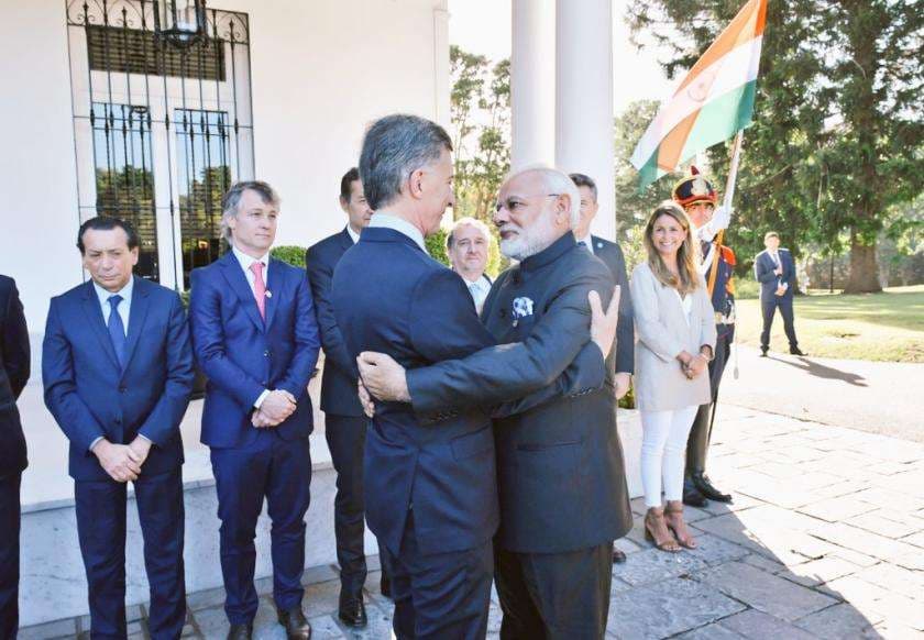 President of Argentina hosted breakfast for PM Narendra modi