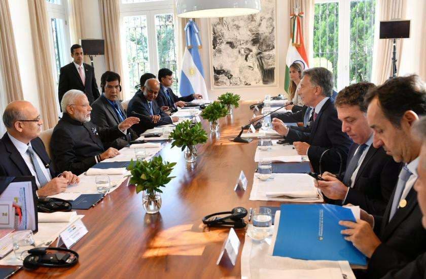 President of Argentina hosted breakfast for PM Narendra modi