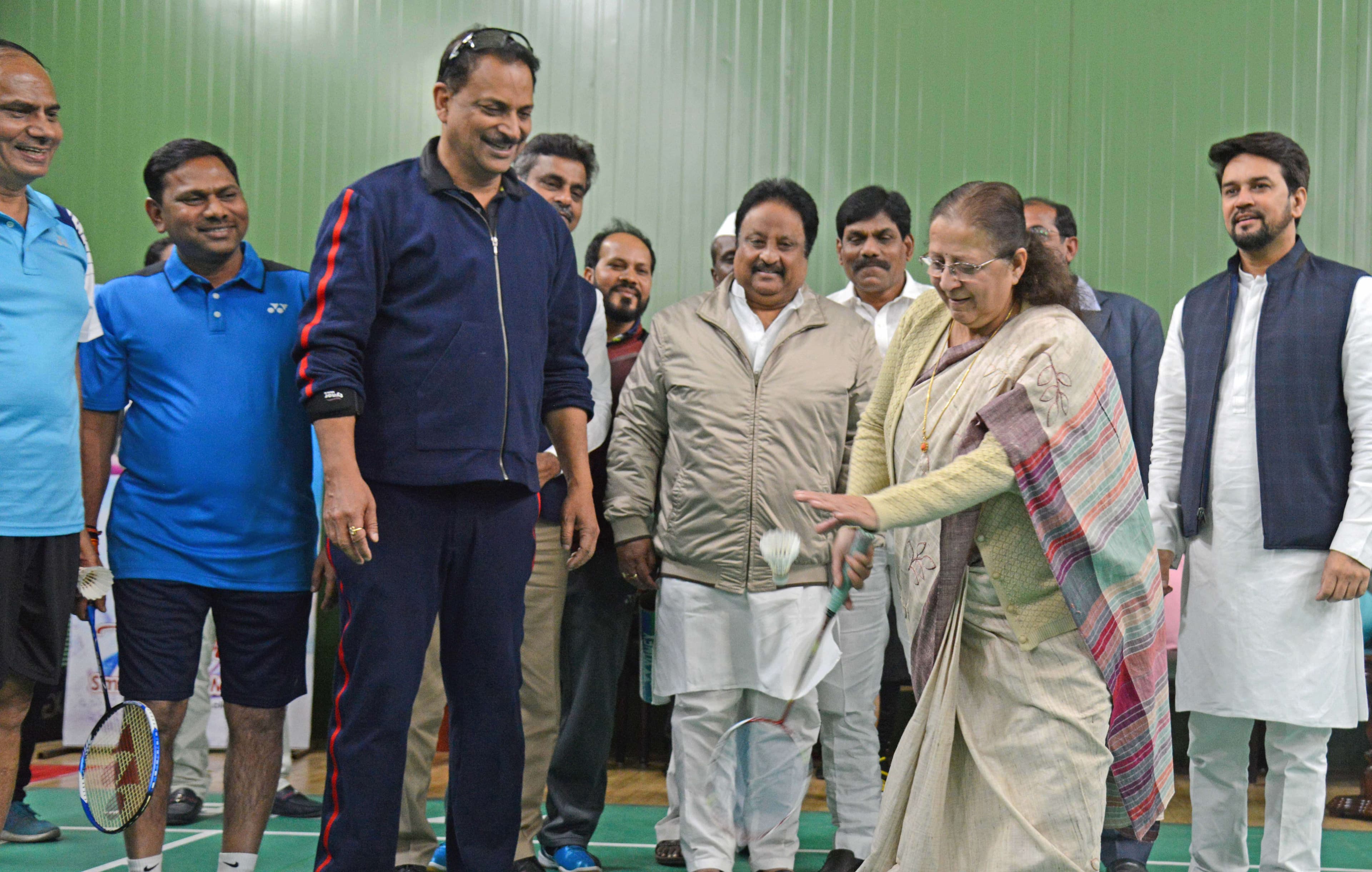 Sumitra Mahajan inaugurating 