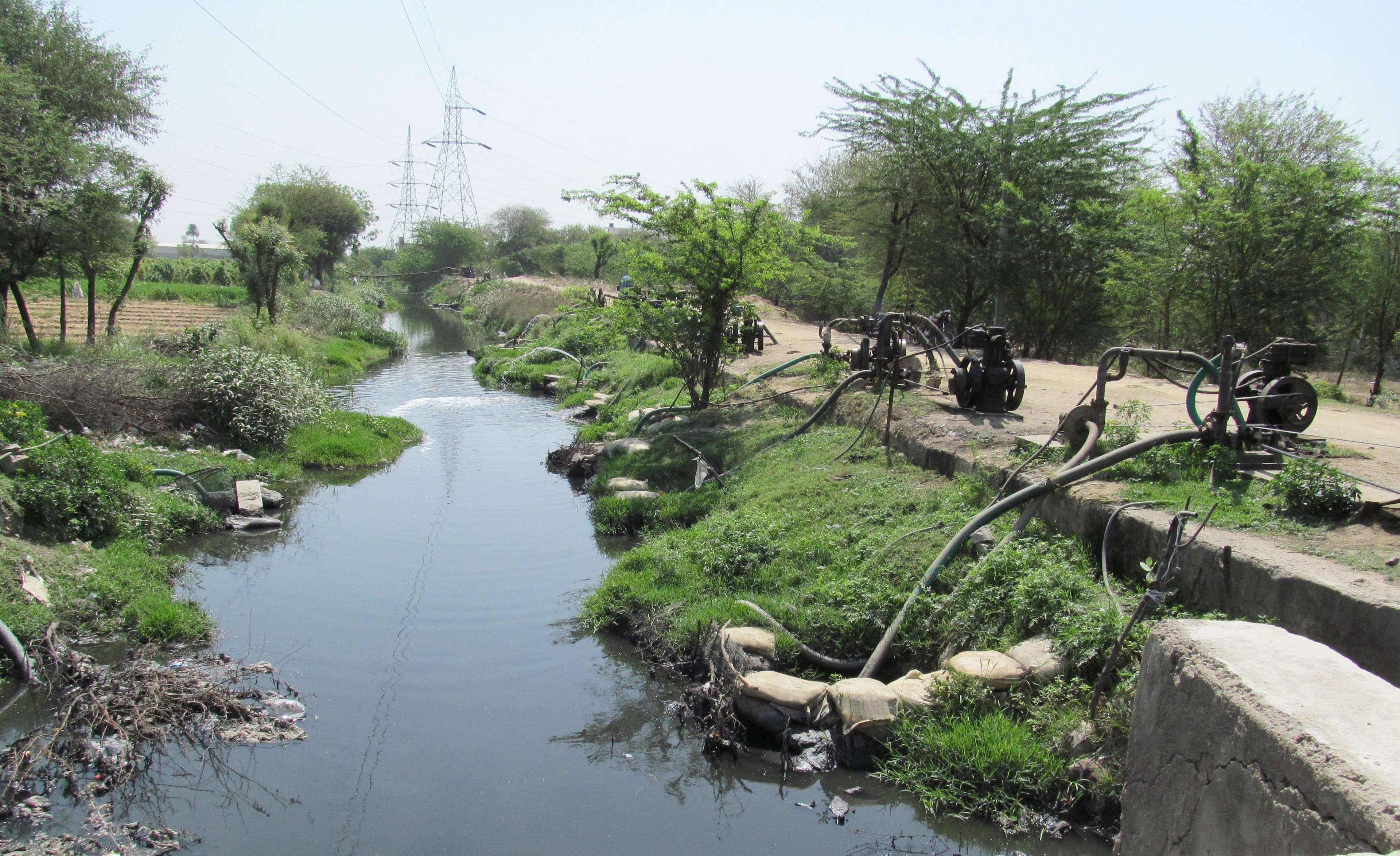 First Water Treatment Plant of the country on Mauhana Road