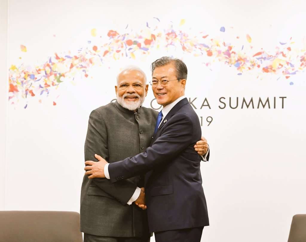 PM Modi meets President of Republic of Korea