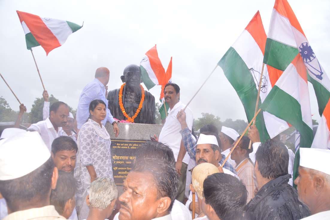 The graphical tableau of programs commemorating Gandhi Jayanti