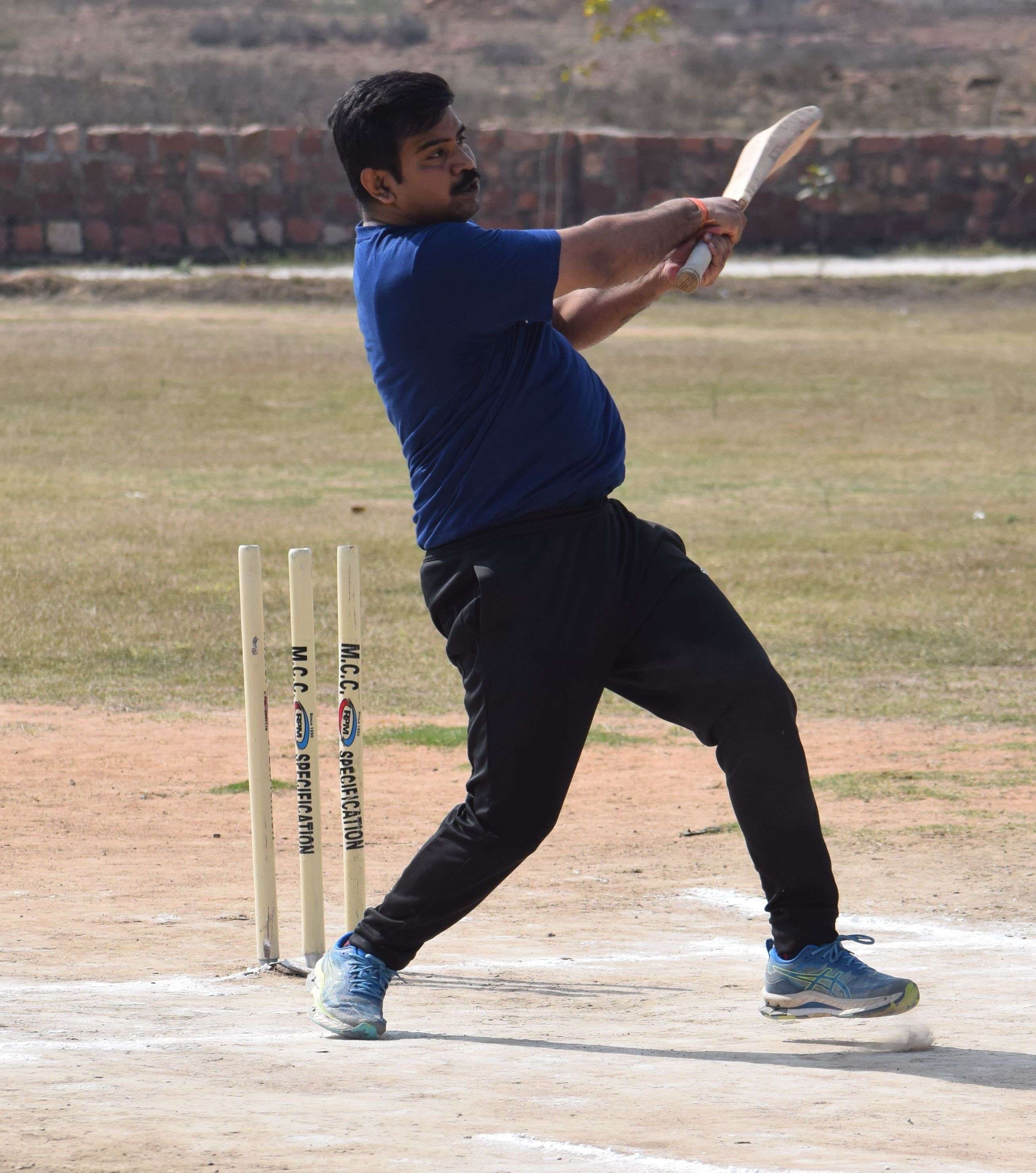 How the Collector thrashed the bowlers of Journalist XI in a friendly match...see pictures