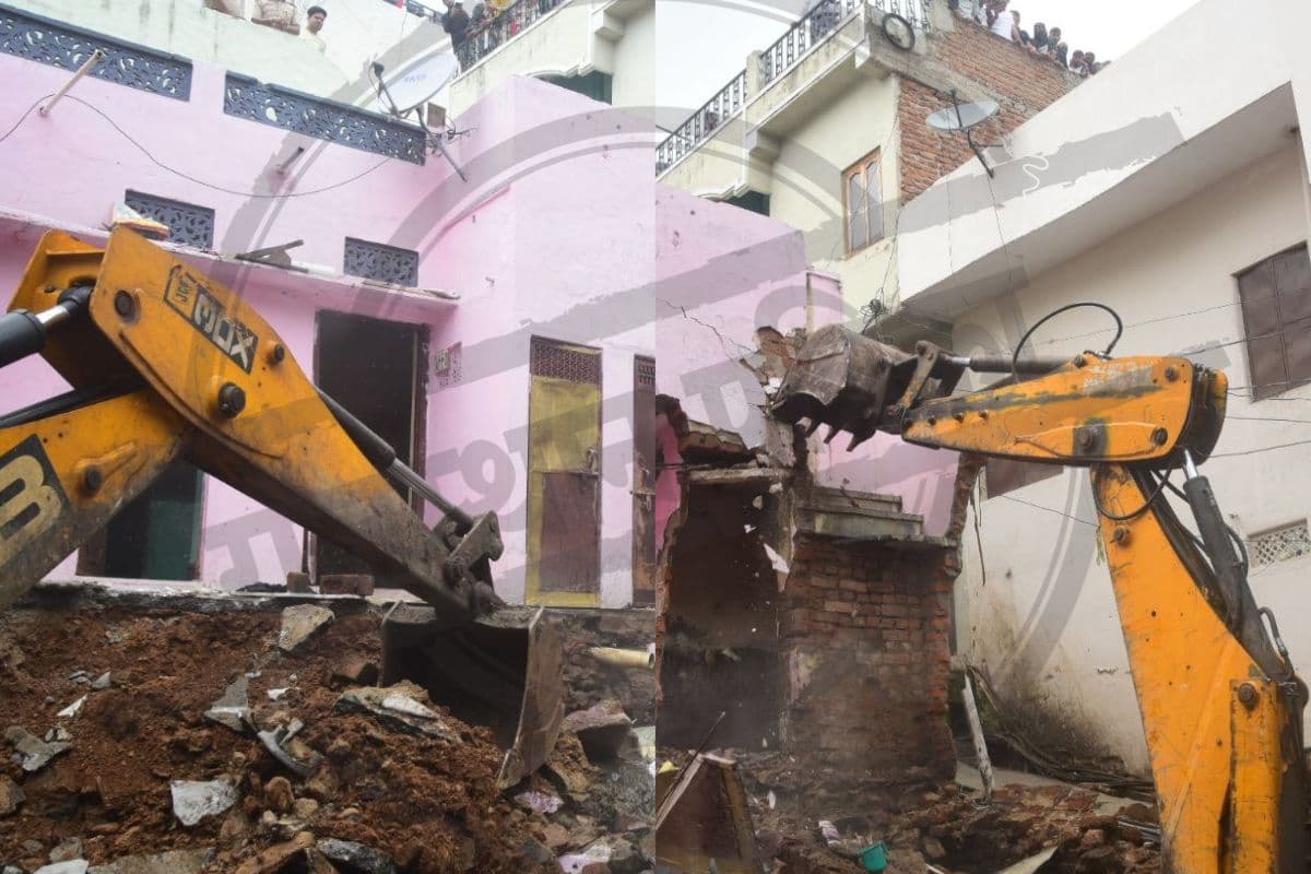 udaipur bulldozer action news