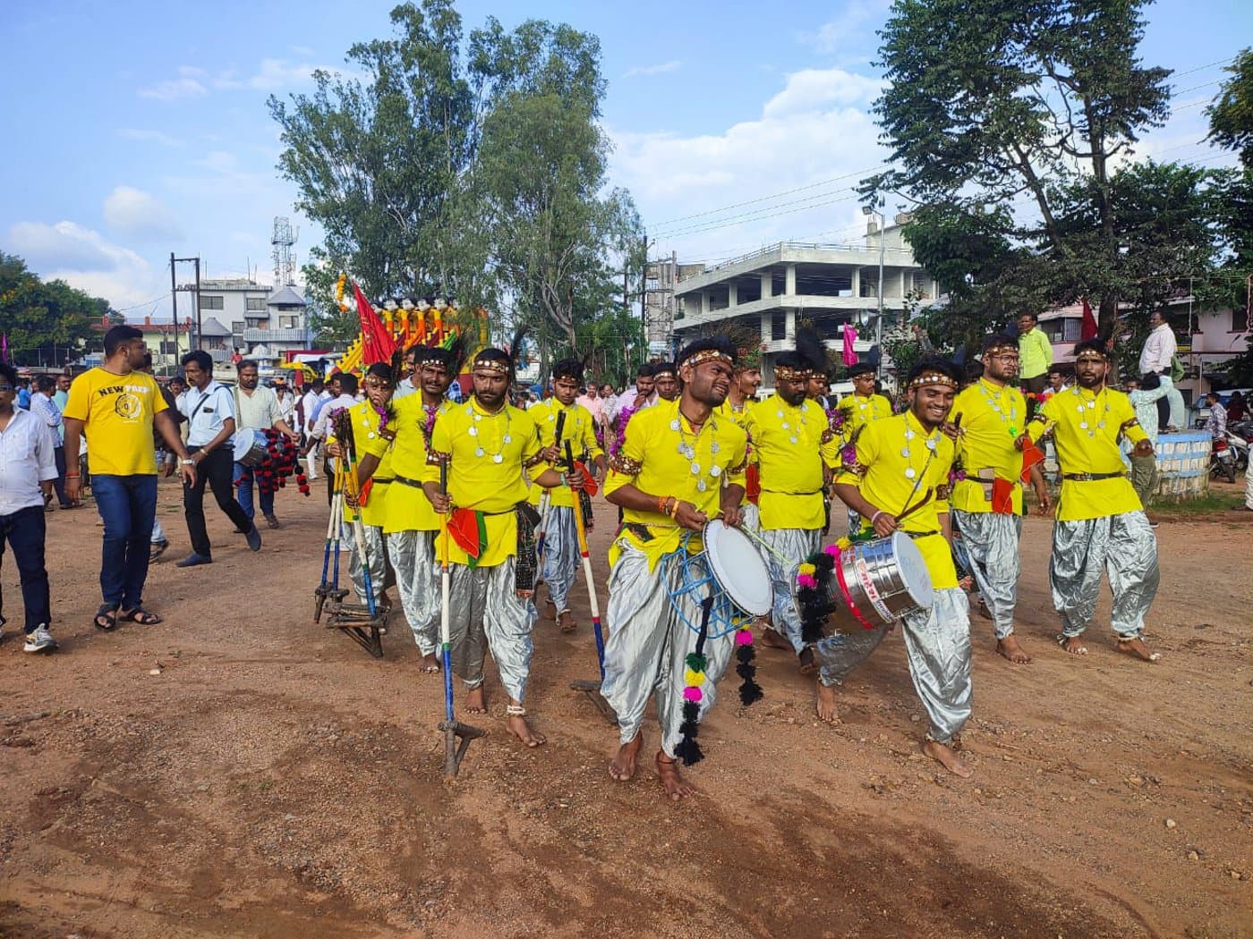 Pola festival celebrated with the worship of bull pairs