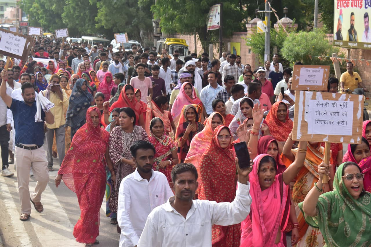 People of Sen community expressed anger over breaking of idols in Sen temple.