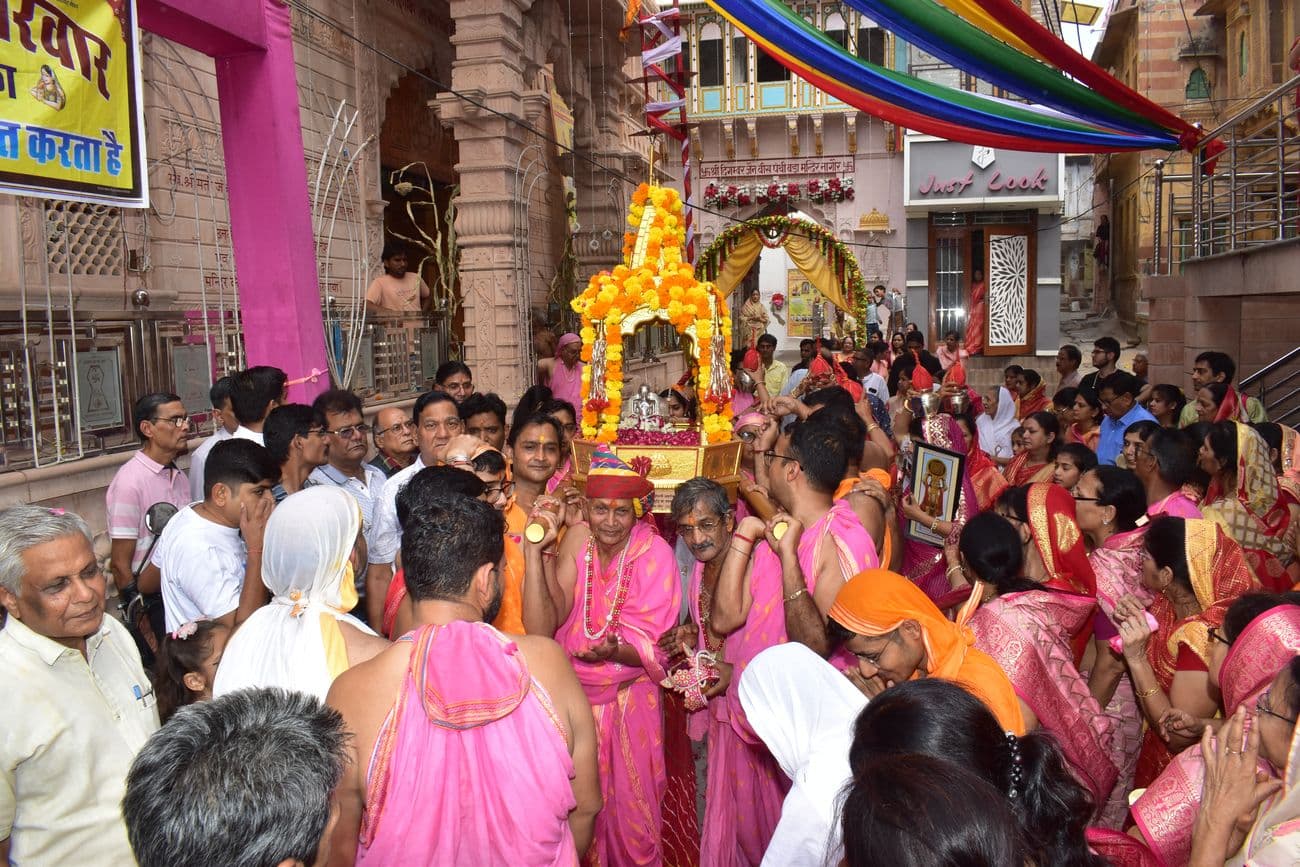 Shri Siddhachakra Mahamandal Vidhan and Knowledge-Meditation-Jinbhakti Yagya Procession