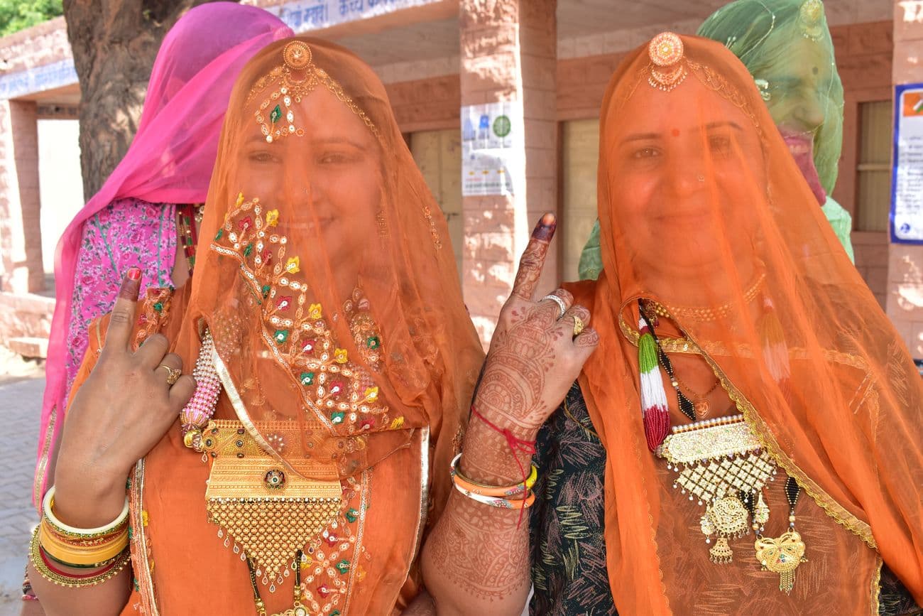 Shanti surprised in Khinvsar, the hottest seat of the state, till 5 pm 71.04 votes were cast.