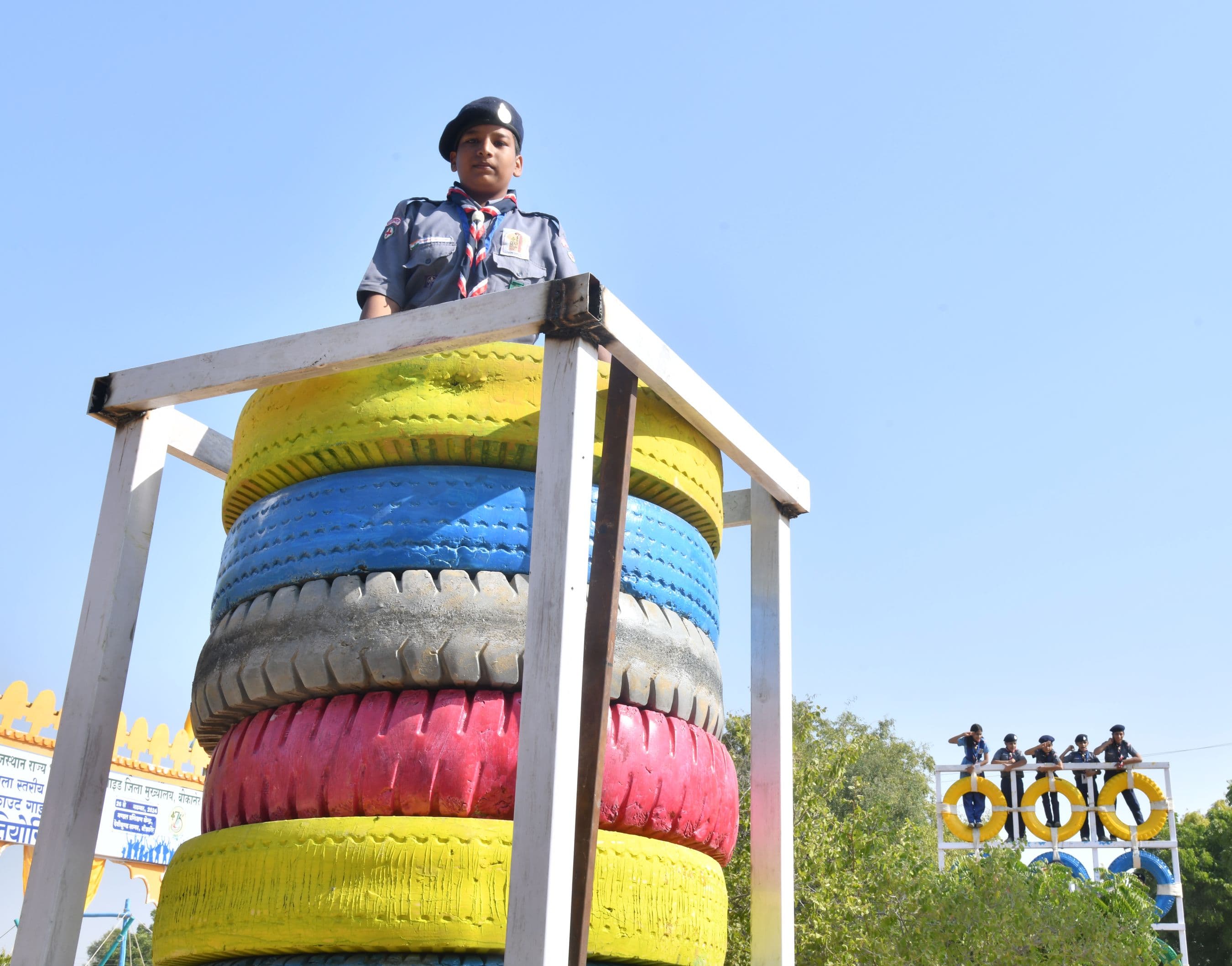 Scout Guide Competition: Showed strength in adventurous activities