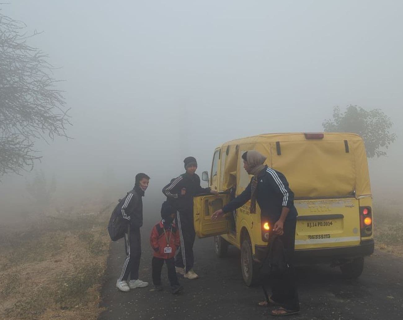 Effect of winter in Nagaur: Fog remained till 11 am, mercury @ 6.7