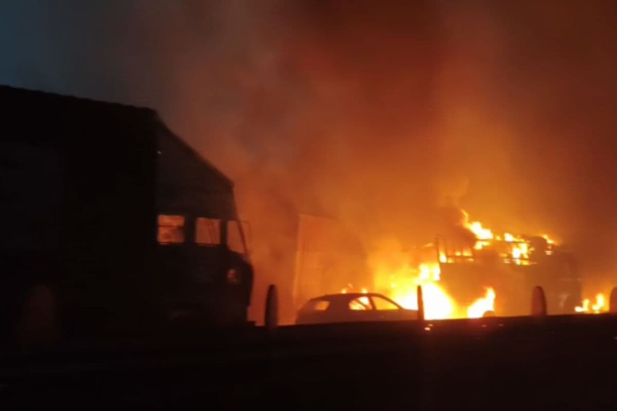 Truck Blast In Jaipur