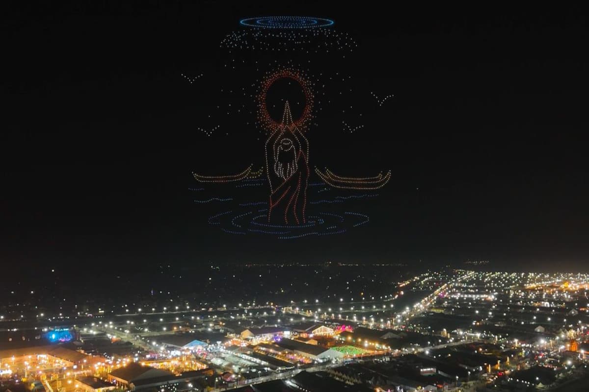 Maha Kumbh 2025 Drone Show