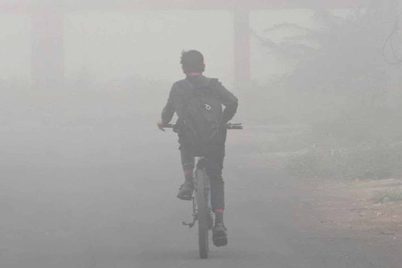 Fog and winter return again in Nagaur