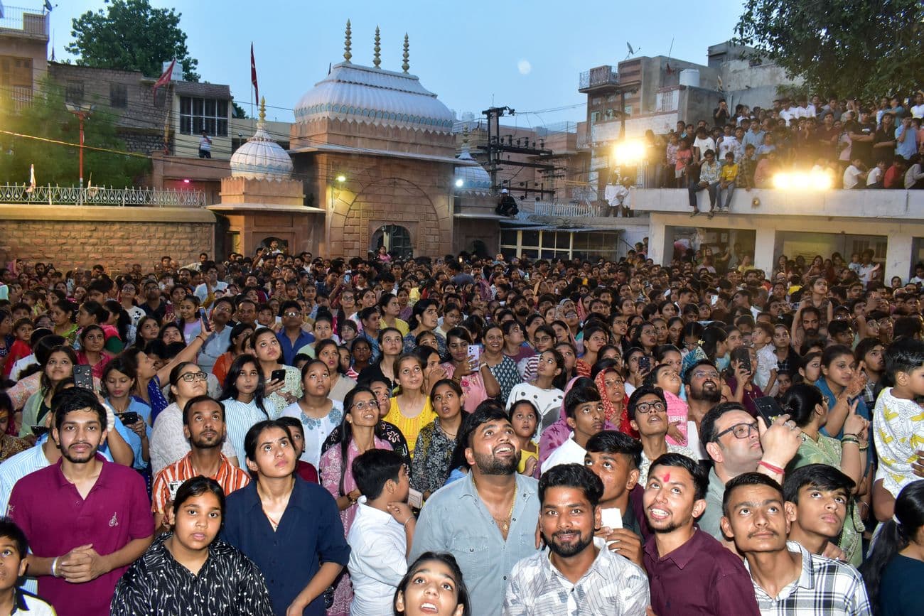 Varaha Avatar Utsav celebrated in Banshiwala temple of the city: Devotees gathered to see Varaha Leela
