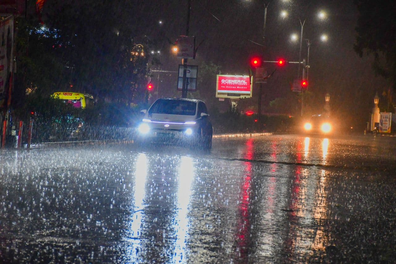 Rain in jaipur 