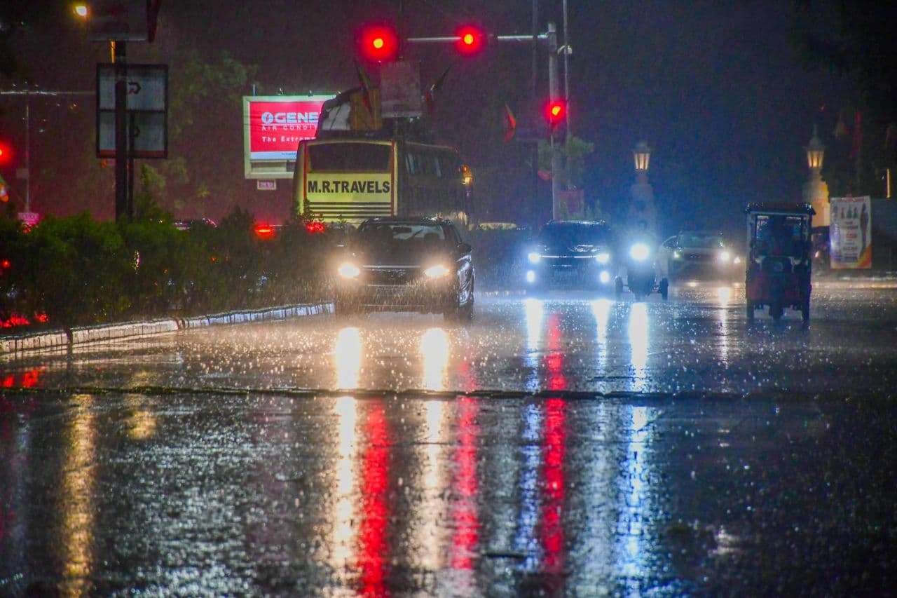 Rain in jaipur 