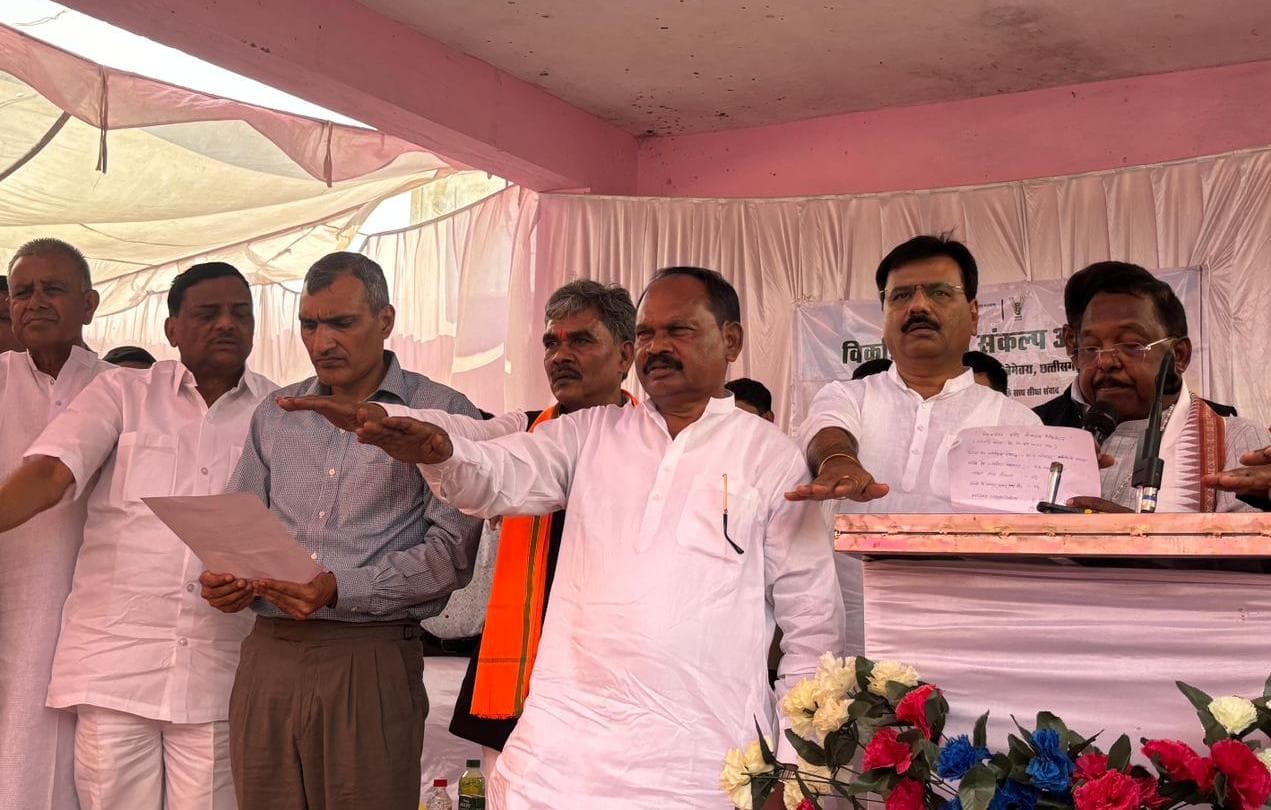 कृषि मंत्री रामविचार नेताम विकसित कृषि संकल्प अभियान में हुए शामिल, देखें PHOTO