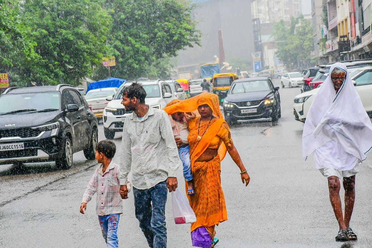Rain in jaipur 