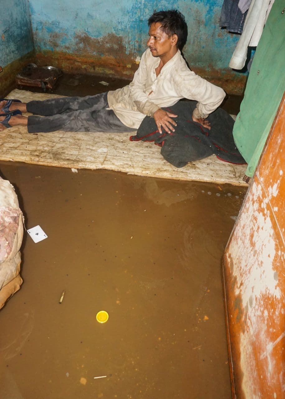 Heavy rain in jaipur